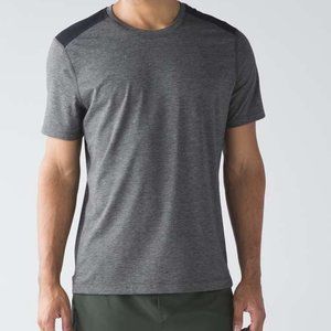 Train & Gain blue & gray t shirt lululemon Med